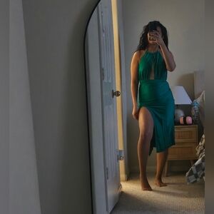 Hello Molly Emerald Green Midi Dress